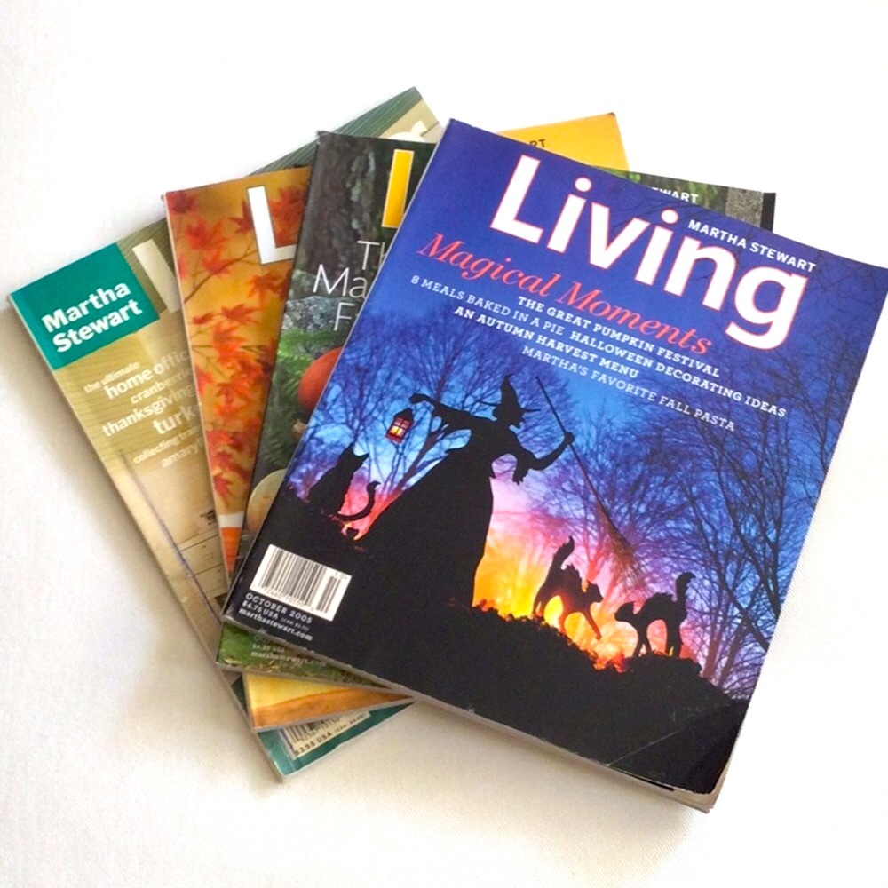 Vintage Martha Stewart Living Magazines - October & November Editions